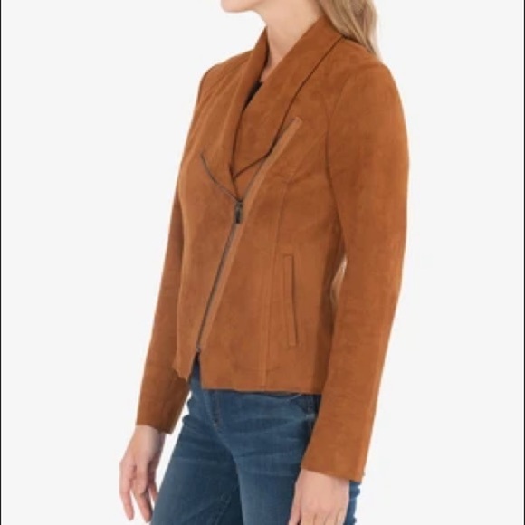 Kut From The Kloth Carina Faux Suede Drape Jacket NWT Size Small - Picture 2 of 10